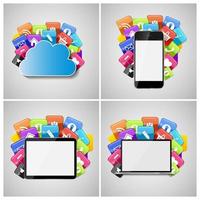 Cloud Computing Concept Vector Illustration