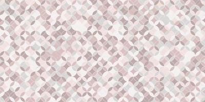 Abstract geometric seamless pattern with circle pastel color background vector