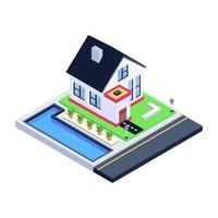 Bungalow and Home Building vector