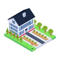 Bungalow and Home Building vector
