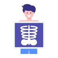 Body X Ray vector