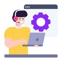 Web Tech Support vector