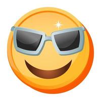 Cool Emoji Design vector