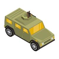 Armoured Carrier vehicle vector