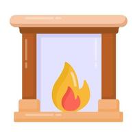 Fireplace and Firepit vector