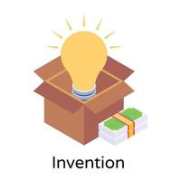 invención y creatividad vector