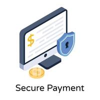 Safe  Secure Payment vector