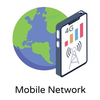 Mobile Network Data vector