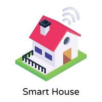 Internet  Smart House vector