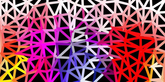 Light multicolor vector abstract triangle pattern.