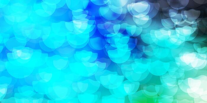 textura de vector azul claro, verde con discos.