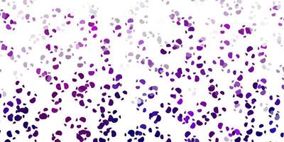 Light purple vector texture with memphis shapes.