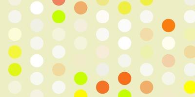 Light green, red vector texture with disks.