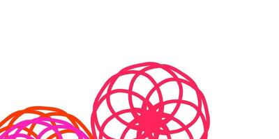 Light Multicolor vector template with circles.