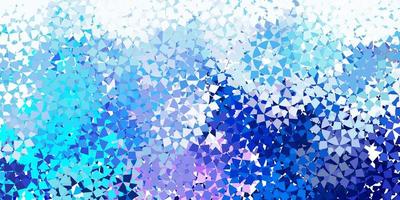 Light blue, green vector template with crystals, triangles.