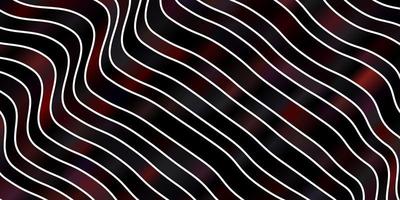 textura de vector rojo oscuro con líneas torcidas.