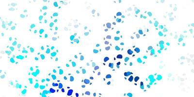 Light blue vector background with random forms.