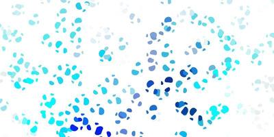 Light blue vector background with random forms.