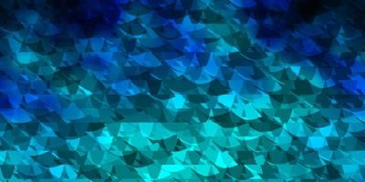 Dark BLUE vector pattern with polygonal style.