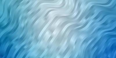 Light BLUE vector background with curved lines.