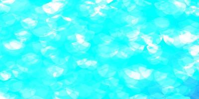 Light BLUE vector background with spots.