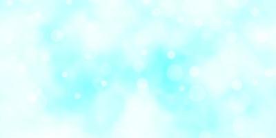 Light BLUE vector background with circles.