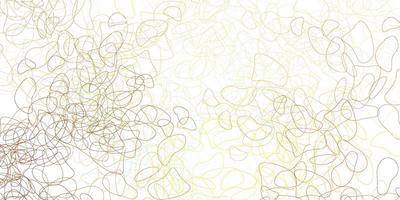 Light blue, yellow vector template with abstract forms.