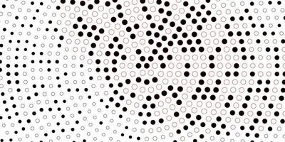 Dark Red vector background with bubbles.