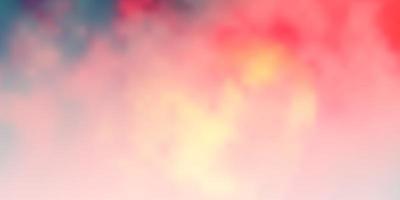 Dark Red vector background with clouds.