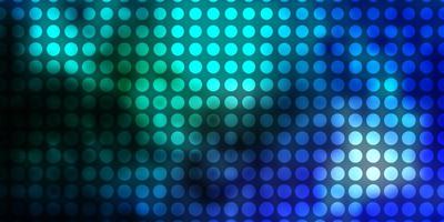 Light BLUE vector background with circles.