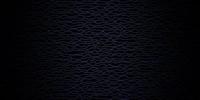 Dark BLUE vector pattern with wry lines.