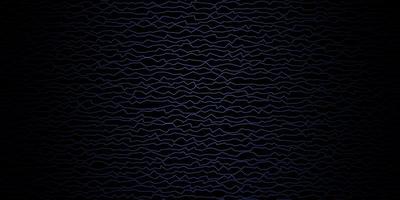 Dark BLUE vector pattern with wry lines.