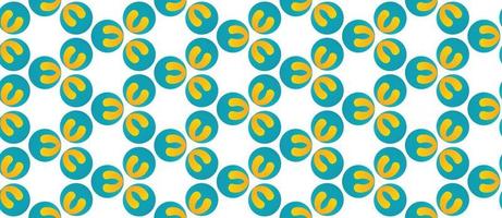 Abstract circle pattern gradient blue Vector illustration