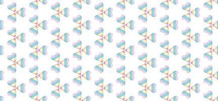 Abstract heart pattern color gradient bright Vector illustration