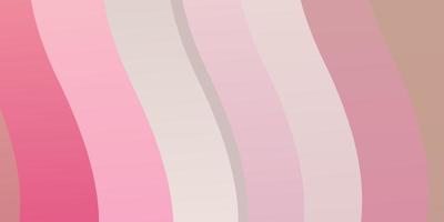 Light Pink vector texture with curves.