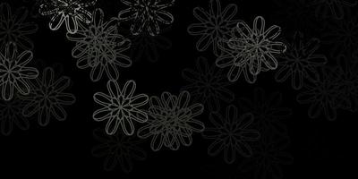 Dark Gray vector template with abstract forms.