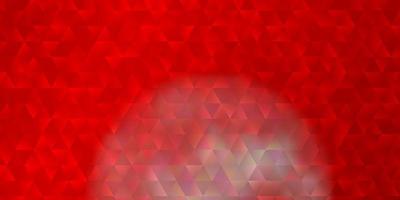 Light Red vector layout with lines, triangles.