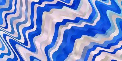 Light Pink, Blue vector layout with curves.