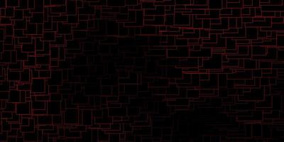 Dark Red vector layout with lines, rectangles.