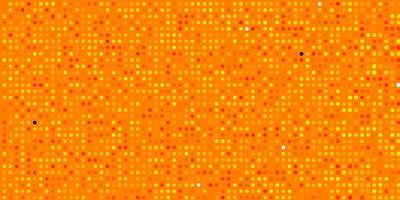 Fondo de vector naranja claro con burbujas.