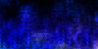 Dark Pink, Blue vector backdrop with lines, triangles.