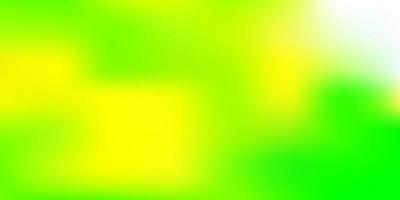 Light green, yellow vector abstract blur layout.