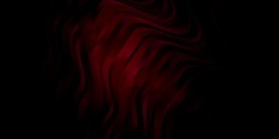 Dark Pink, Red vector background with curves.