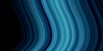 Dark BLUE vector background with lines.