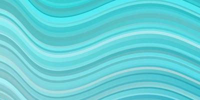 Light Blue, Green vector pattern with curves.