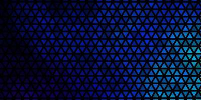 patrón de vector azul oscuro con estilo poligonal.