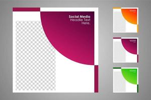 Suitable for social media posts templates and web or internet ads. vector