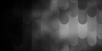 Dark Gray vector background with lines.