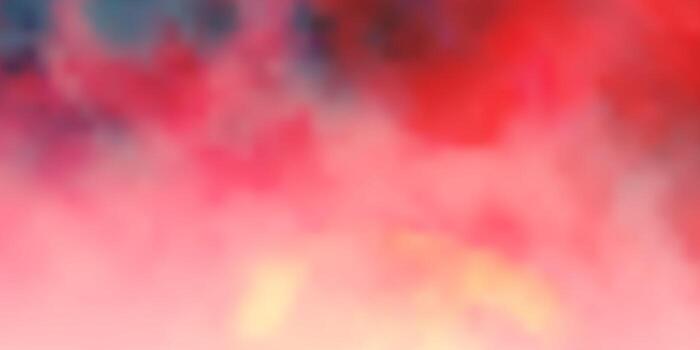 Light Orange vector pattern with clouds.