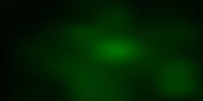 Dark green vector gradient blur template.